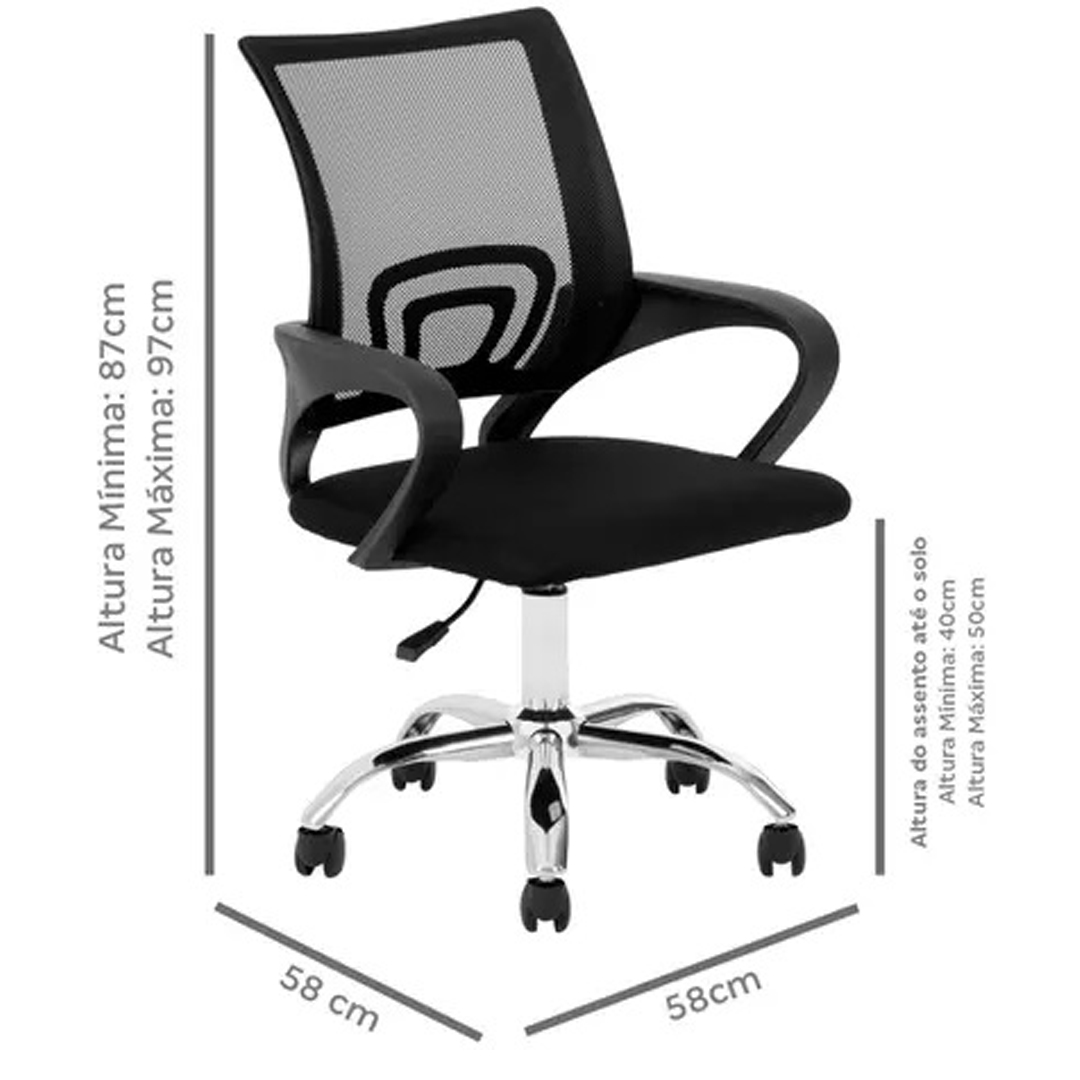 Cadeira de Escritório Diretor Giratória - DIR-002 AC - 2401 - Imagem 3
