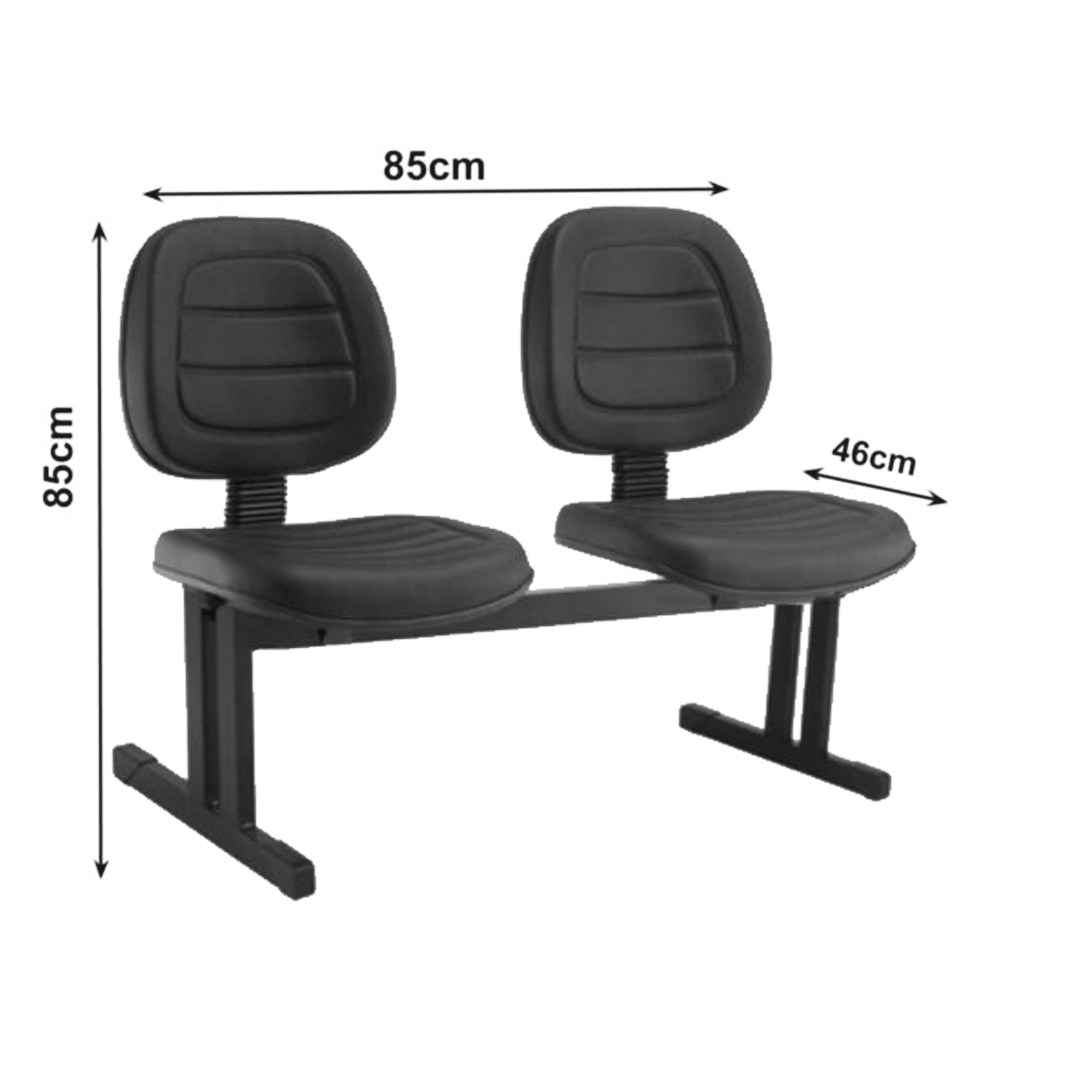 Longarina EXECUTIVA Costurada 02 Lugares –5014 - Imagem 2