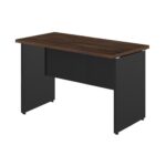 Mesa Escritório PÉ PAINEL – 1,35×0,60m – C/ Gavetas – MARSALA/PRETO – 25421 MÓVEIS PRECITO Linha 30 mm 8