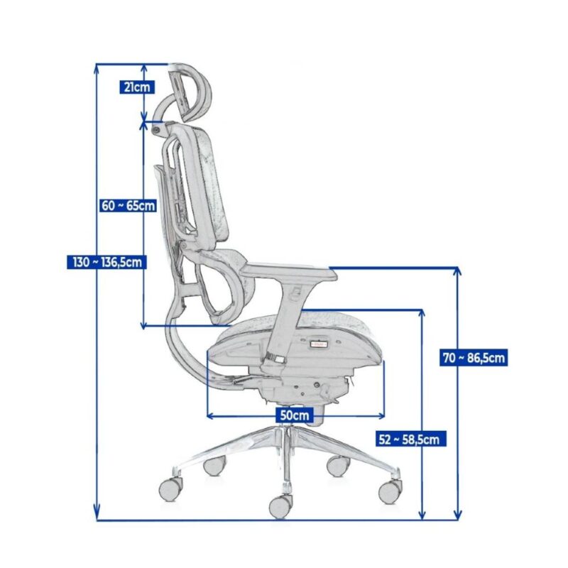 Cadeira Presidente Tela MK – 4011 – COR PRETO 30038 MÓVEIS PRECITO Cadeira de Tela 6