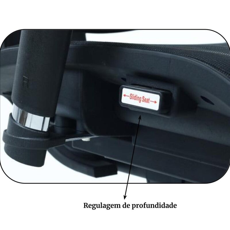 Cadeira Presidente Tela MK – 4011 – COR PRETO 30038 MÓVEIS PRECITO Cadeira de Tela 5