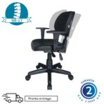 Cadeira Executiva Back System COSTURADA com Braços Reguláveis – Cor Preta – 31008 MÓVEIS PRECITO Executiva 13