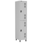 Roupeiro LOCKER de Aço com 02 PORTAS GRANDES – 1,90×0,32×0,40m – CZ/CZ – W3 – 11012 MÓVEIS PRECITO Roupeiro de Aço 5