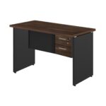 Mesa Escritório 1,50×0,60m – C/ 02 Gavetas MARSALA / PRETO – 23473 MÓVEIS PRECITO Linha 30 mm 8