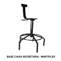 Base modelo CAIXA (ALTA) c/ Ceflex – PMD – 99905 MÓVEIS PRECITO Bases Giratória