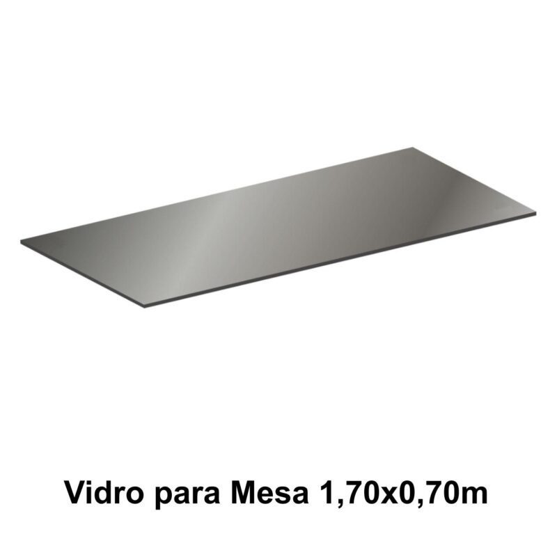 VIDRO FUME 1,70X0,70M – 21430 MÓVEIS PRECITO Linha 30 mm 2