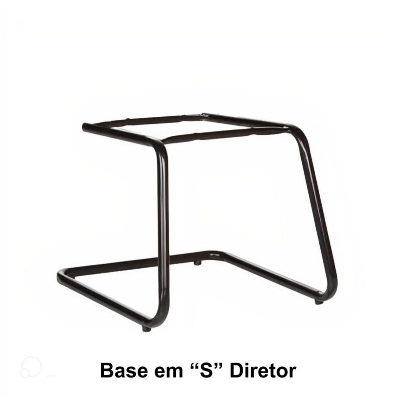 Base em “S” DIRETOR Preta – PMD – 42210 MÓVEIS PRECITO Bases Fixas 2