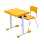 Kit Escolar Individual – (Mesa e Cadeira) – INFANTIL 03 a 06 Anos COR AMARELO – 41087 MÓVEIS PRECITO Infantil 7