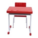 Kit Escolar Individual – (Mesa e Cadeira) – INFANTIL 03 a 06 Anos COR VERMELHO – 41090 MÓVEIS PRECITO Conjunto Escolar 9