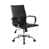 Cadeira DIRETOR Charles Eames Esteirinha – PRETO – PMD – 32887 MÓVEIS PRECITO Presidente