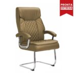 Poltrona Interlocutor LUXO FENDI Cromada – PMD – 30410 MÓVEIS PRECITO Cadeiras Fixas 8