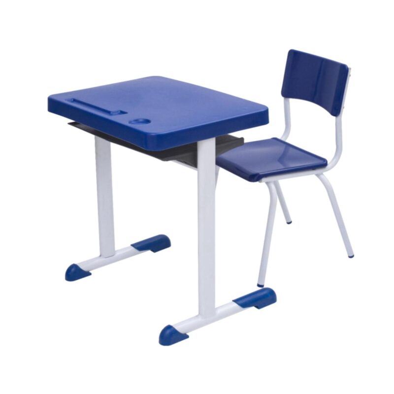 Kit Escolar Individual AZUL – (Mesa e Cadeira) – INFANTIL 03 a 06 Anos 41089 MÓVEIS PRECITO Infantil 2