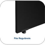 Mesa Escritório PÉ PAINEL – 1,35×0,60m – C/ Gavetas – MARSALA/PRETO – 25421 MÓVEIS PRECITO Linha 30 mm 9