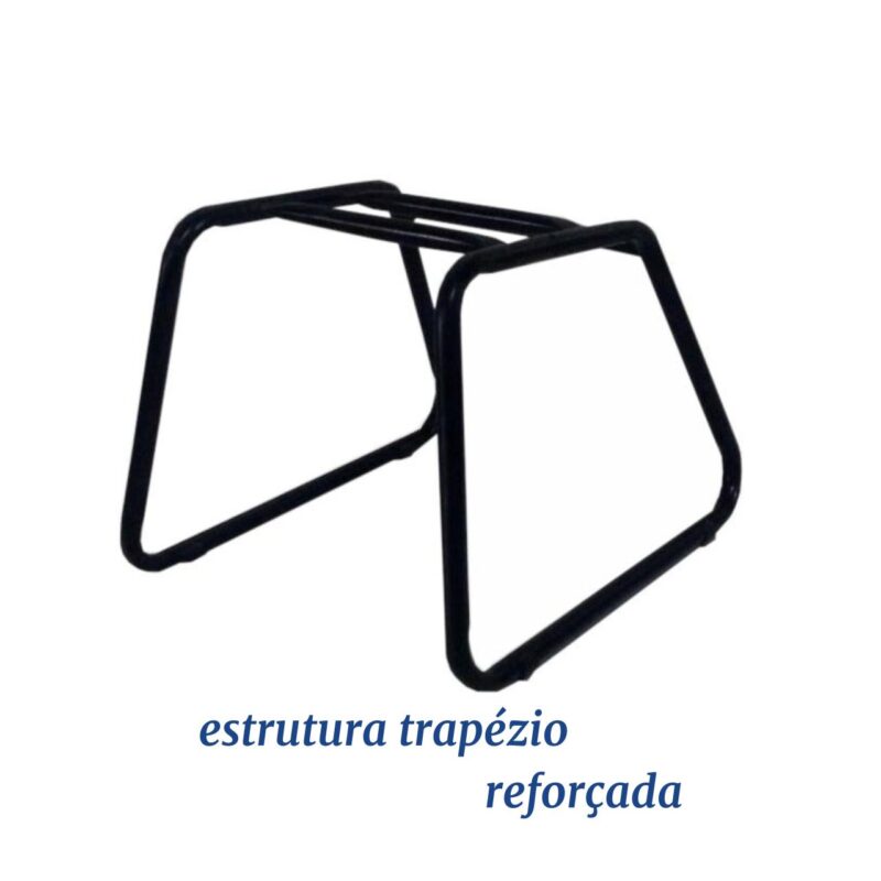 Cadeira Executiva LISA Base Trapézio Cor Preta – 31030 MÓVEIS PRECITO Cadeiras Fixas 6