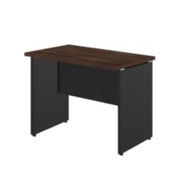 Mesa Escritório 1,20×0,60m – S/ Gavetas MARSALA / PRETO – 23470 MÓVEIS PRECITO Linha 30 mm