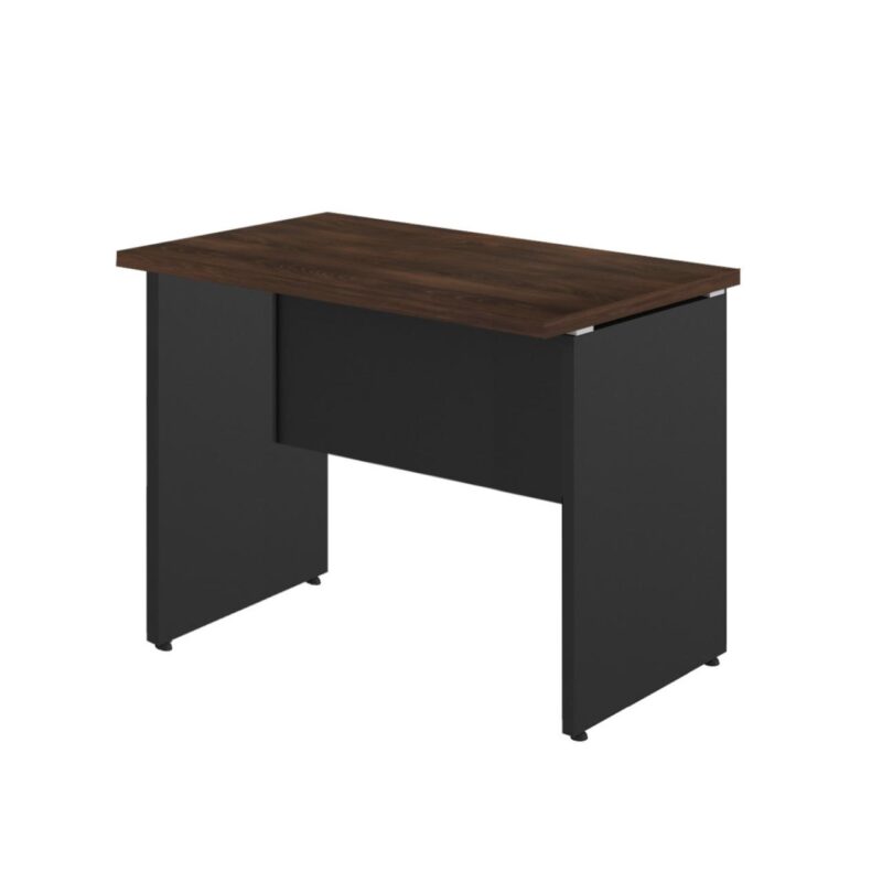 Mesa Escritório 1,20×0,60m – S/ Gavetas MARSALA / PRETO – 23470 MÓVEIS PRECITO Linha 30 mm 2