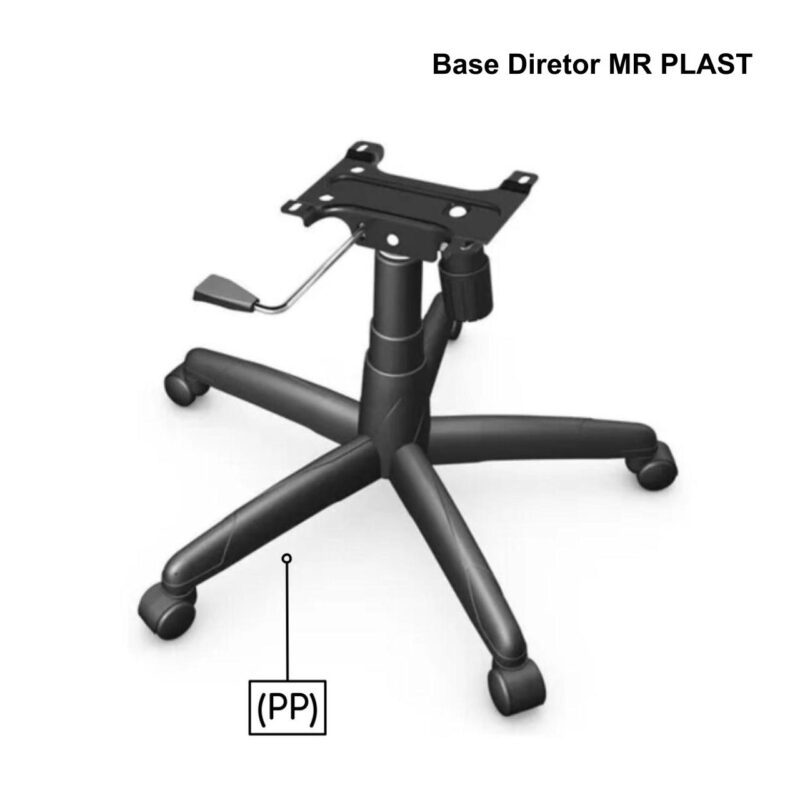 Base Giratória Dir/Pres Relax com ARANHA PP – 99920 MÓVEIS PRECITO Bases Giratória 2