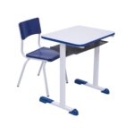 Kit Escolar Individual AZUL – (Mesa e Cadeira) – INFANTIL – MADEIRA – COR AZUL – 40085 MÓVEIS PRECITO Infantil 6