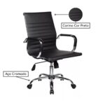 Cadeira DIRETOR Charles Eames Esteirinha – PRETO – PMD – 32887 MÓVEIS PRECITO Presidente 7