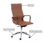 Cadeira Charles Eames Esteirinha – CARAMELO – 32885 MÓVEIS PRECITO Presidente 7