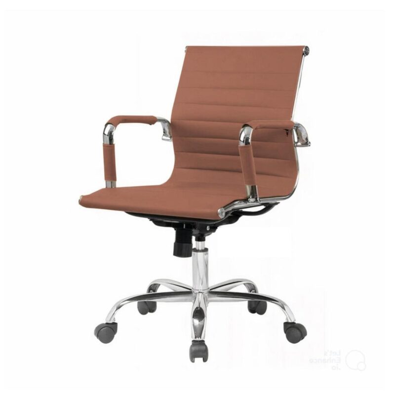 Cadeira DIRETOR Charles Eames Esteirinha – CARAMELO – 32883 MÓVEIS PRECITO Diretor 5