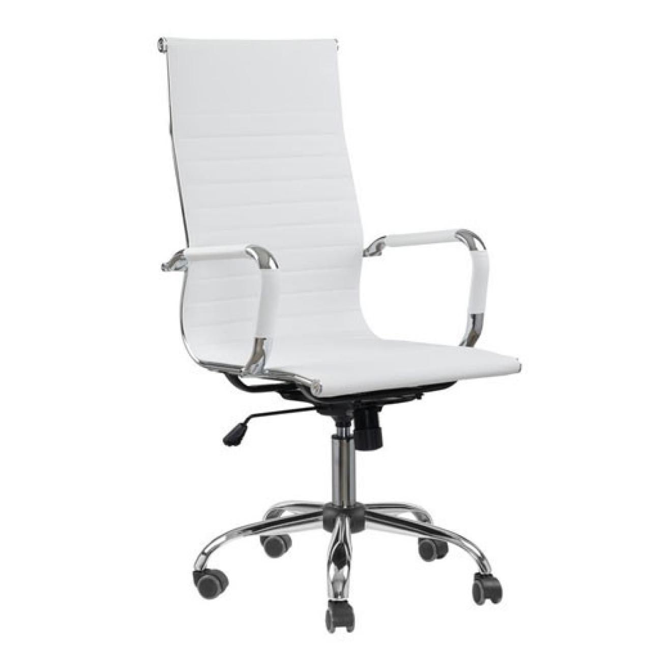 Cadeira PRESIDENTE Charles Eames Esteirinha – COR BRANCO – PMD – 32875 MÓVEIS PRECITO Presidente