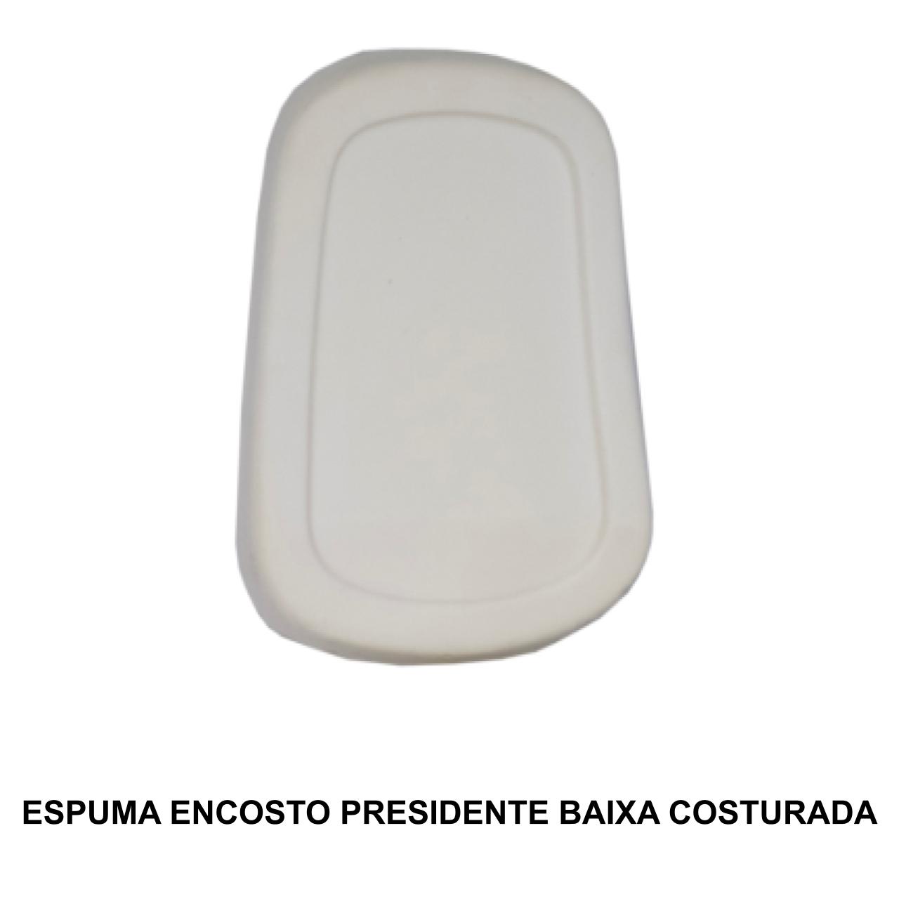 Espuma ENCOSTO Presidente BAIXA COSTURADA – 99209 MÓVEIS PRECITO Espuma para Cadeira de Escritório