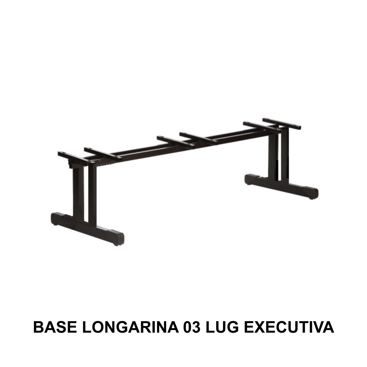 Estrutura da Longarina de 03 Lugares EXECUTIVA – Preta – 39004 MÓVEIS PRECITO Longarinas