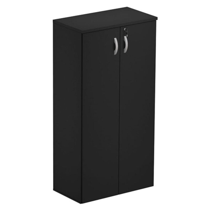 Armário Alto Fechado com 02 Portas – 1,59X0,80X0,42m – JOB – COR PRETO - 1483